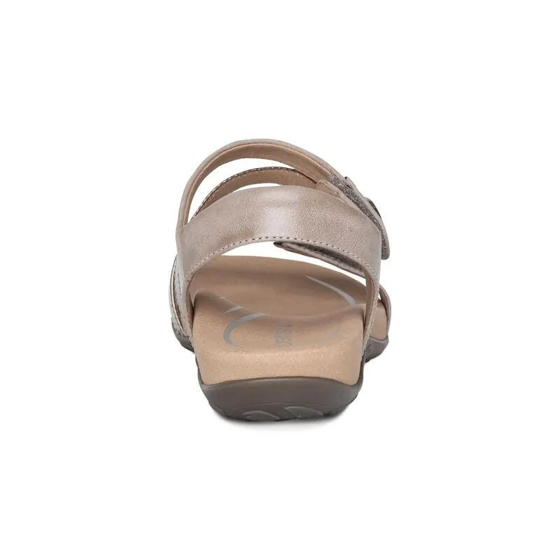 Aetrex Women's Jess Sandals- Smoke