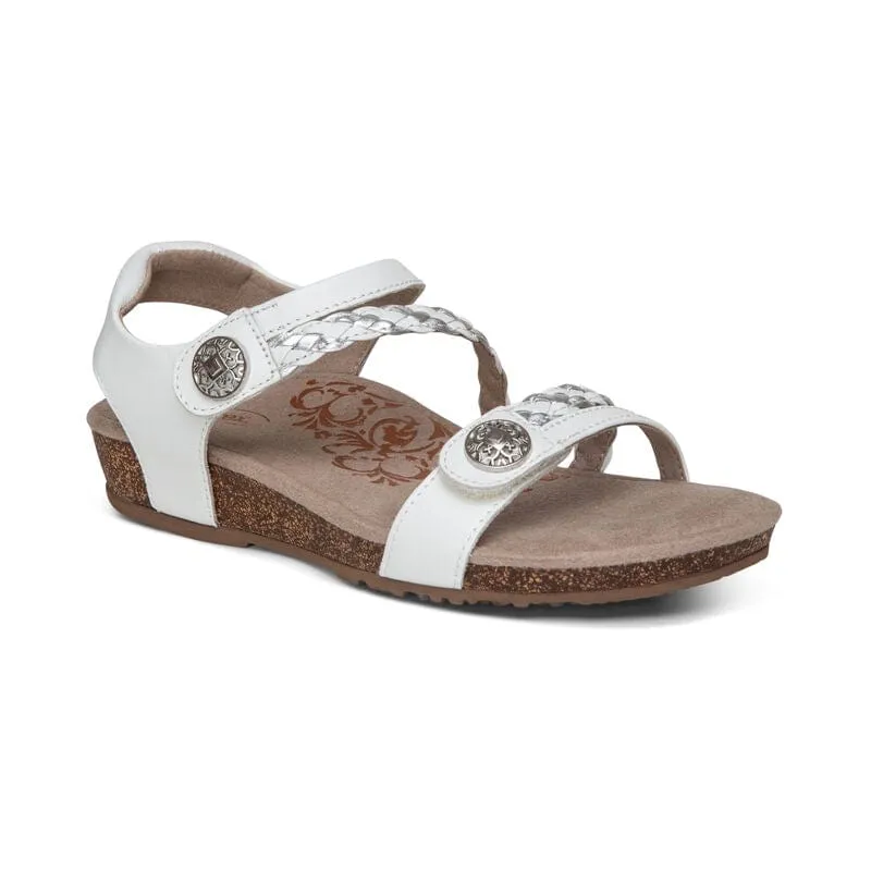 Aetrex Women's Jillian Sandals- White