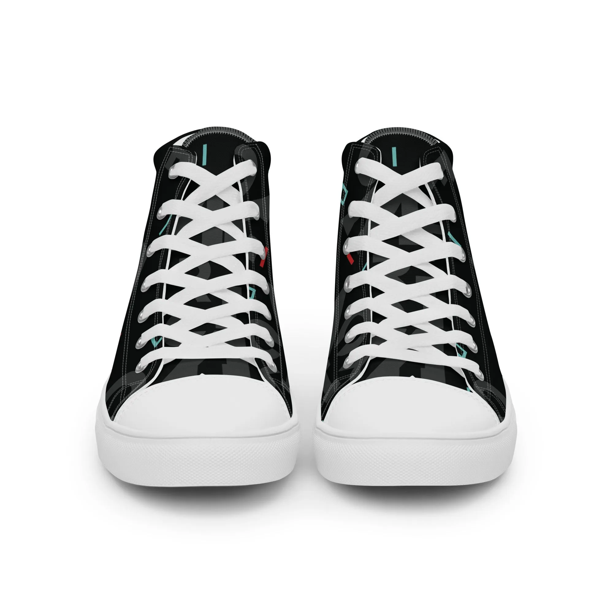 AFRICA IS THE FUTURE Women's High Top Canvas Shoes