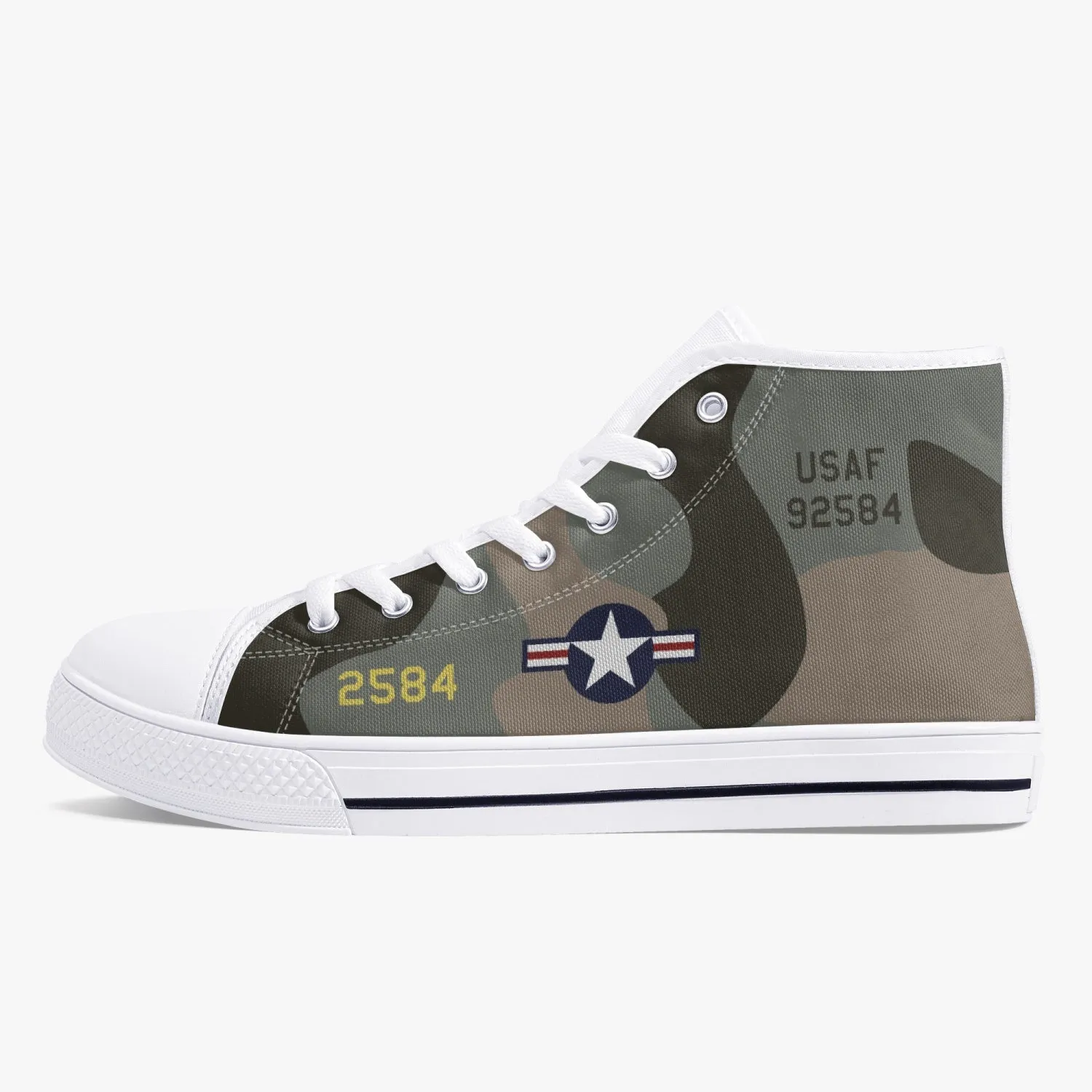 B-52 "Midnight Express" High Top Canvas Shoes