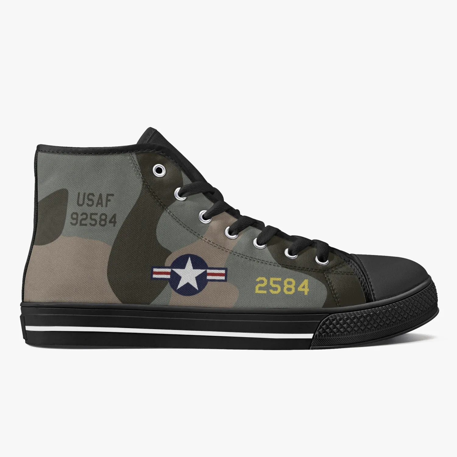 B-52 "Midnight Express" High Top Canvas Shoes