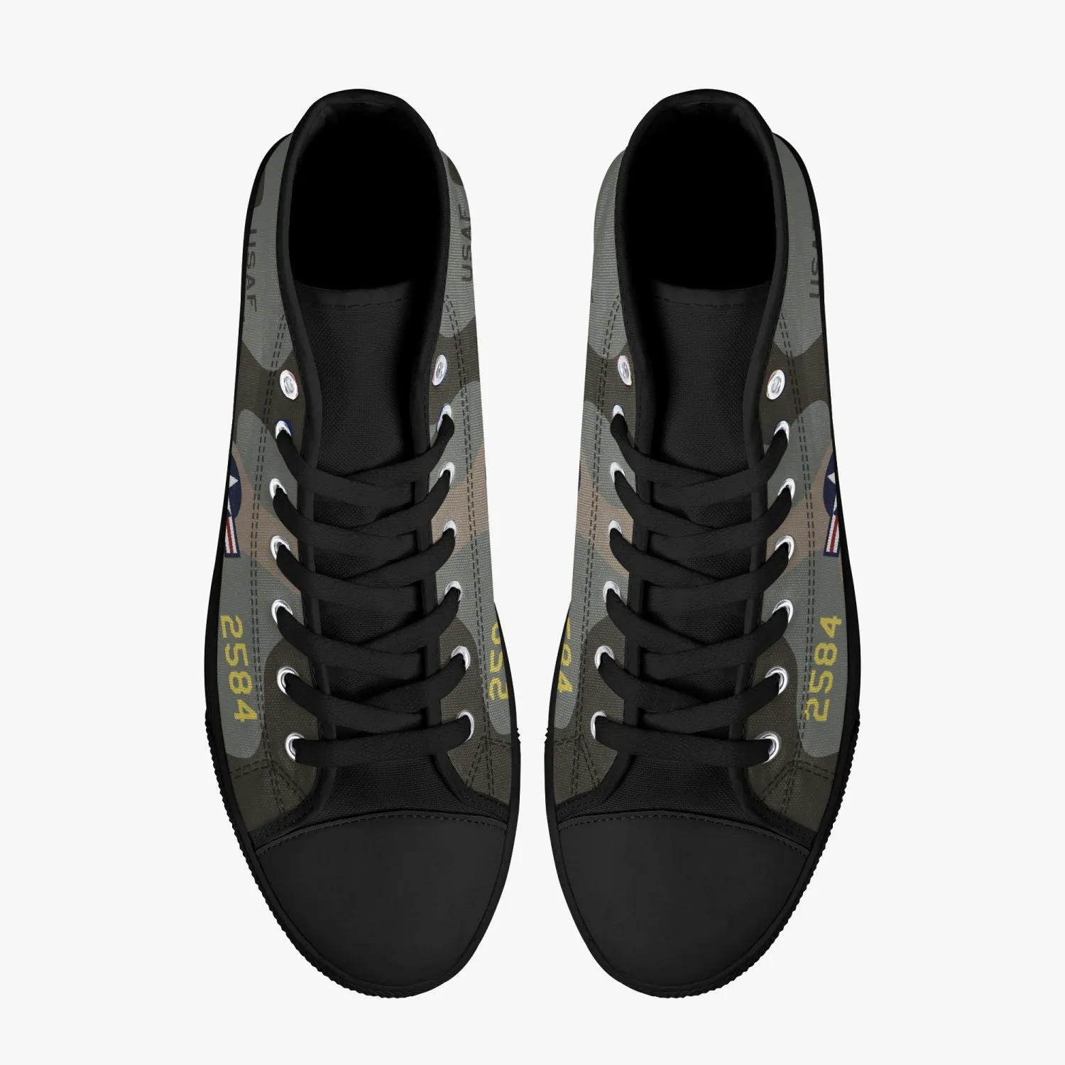 B-52 "Midnight Express" High Top Canvas Shoes