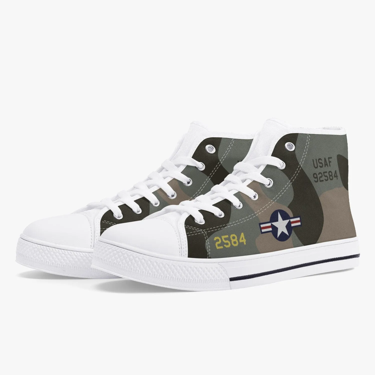 B-52 "Midnight Express" High Top Canvas Shoes