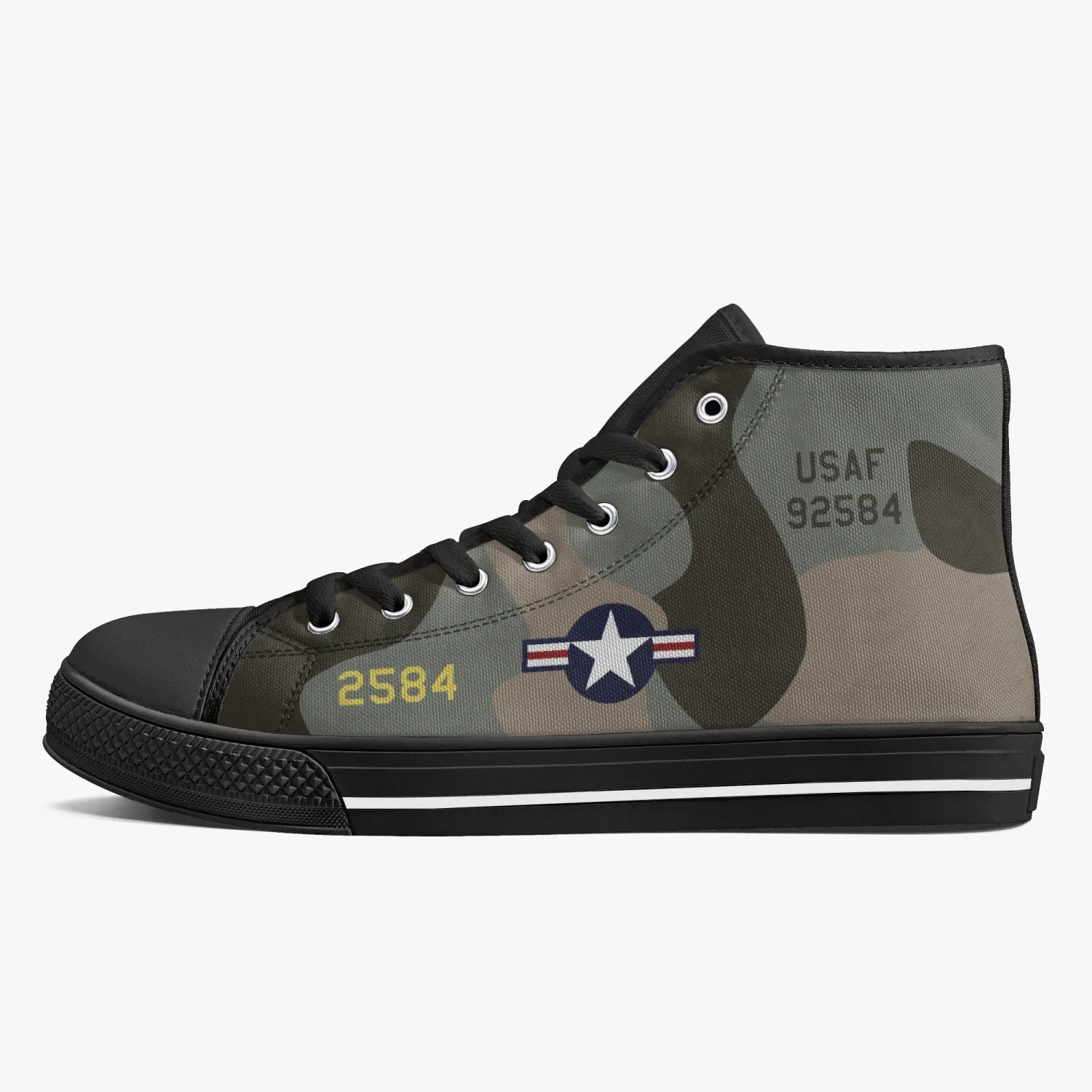 B-52 "Midnight Express" High Top Canvas Shoes
