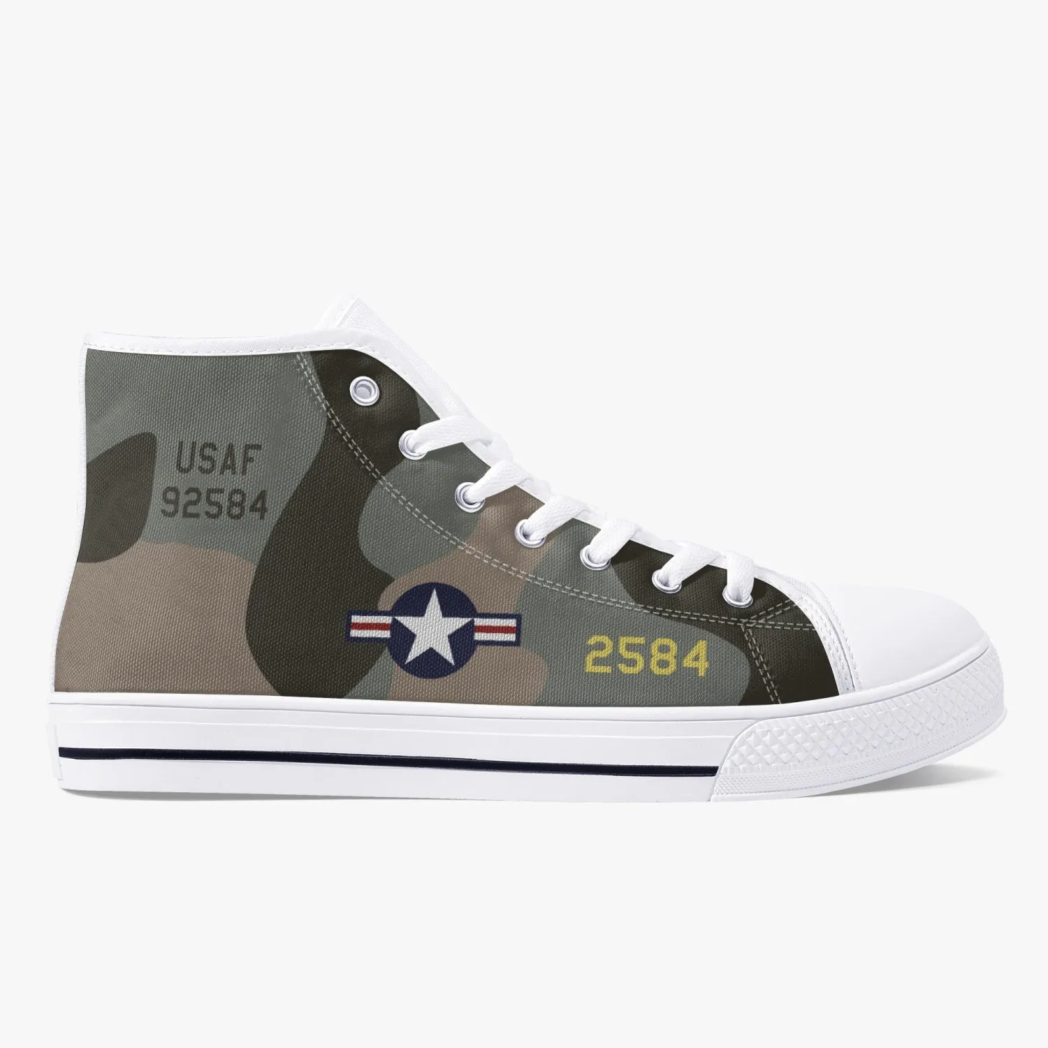 B-52 "Midnight Express" High Top Canvas Shoes