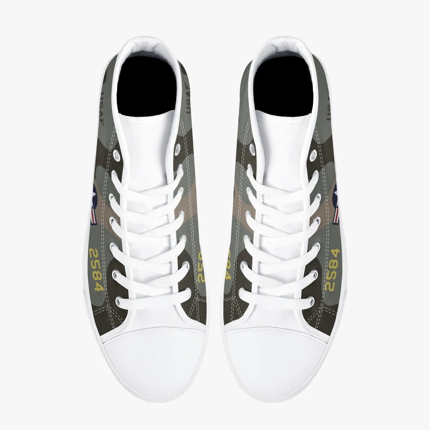 B-52 "Midnight Express" High Top Canvas Shoes