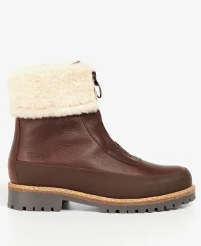 Barbour ROWEN Womens Ankle Boots Dark Brown
