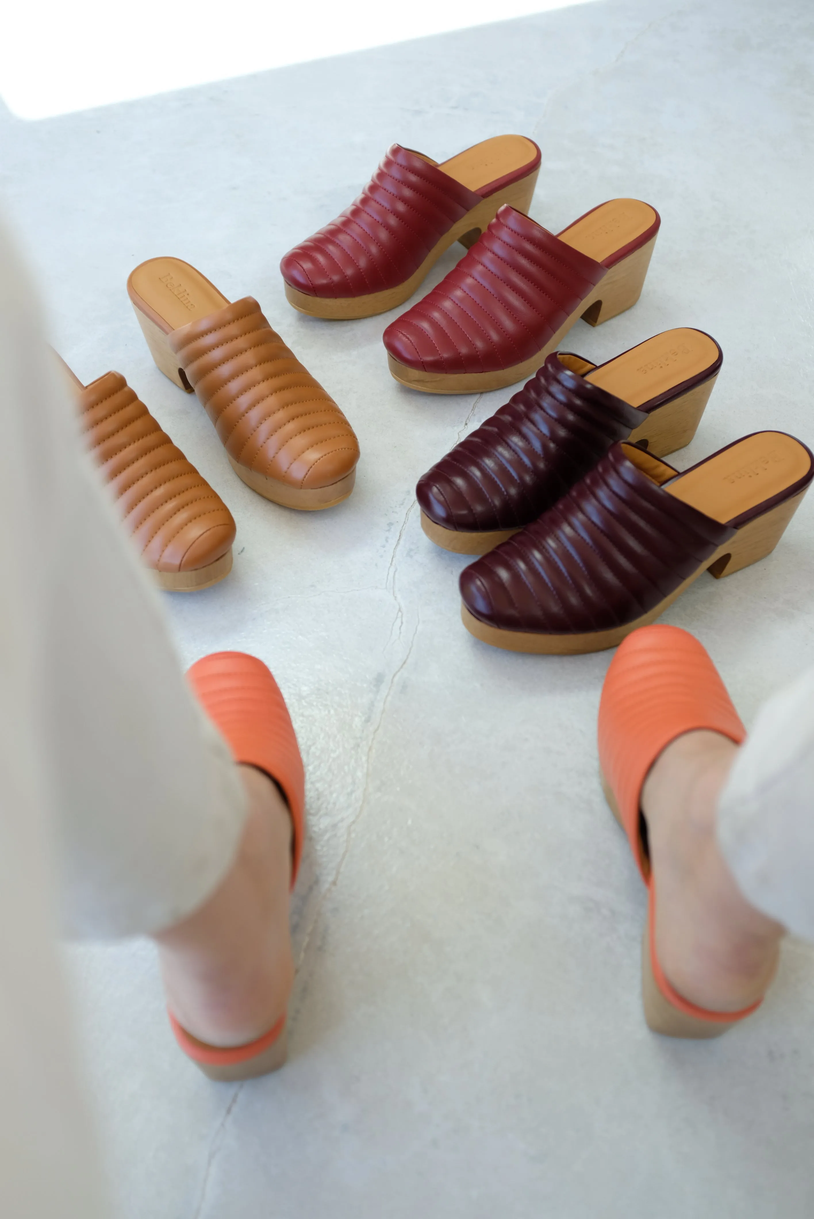Beklina Ribbed Clog Baya