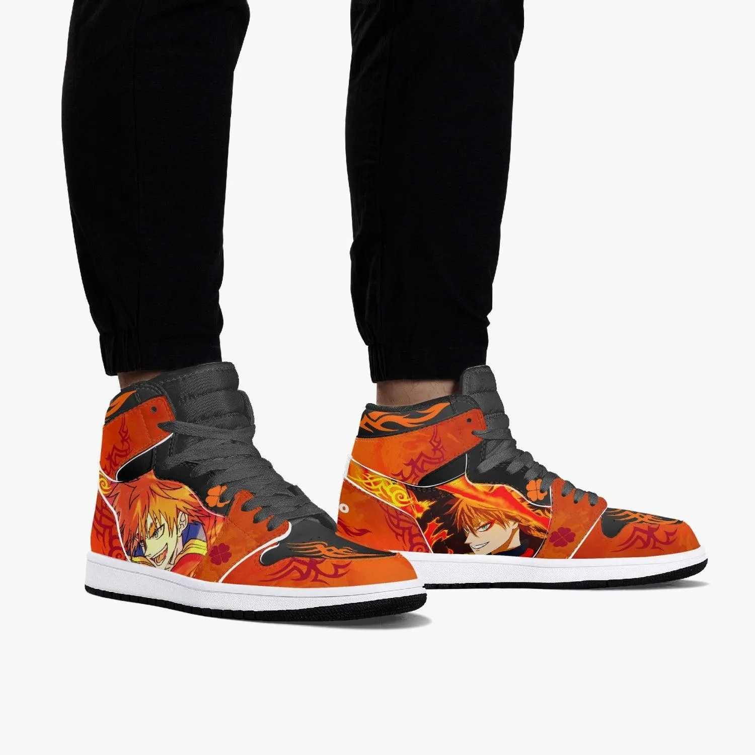 Black Clover Leopold Vermillion JD1 Anime Shoes