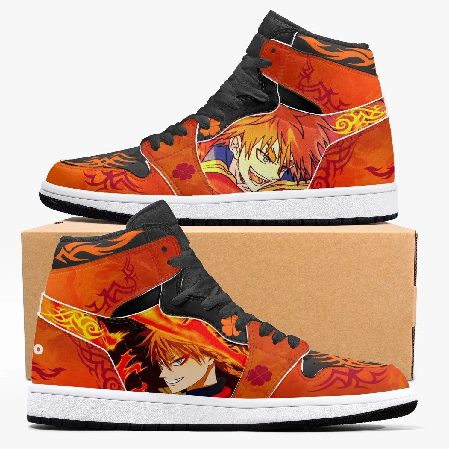 Black Clover Leopold Vermillion JD1 Anime Shoes