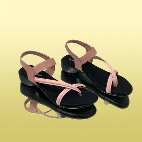 Comfortable Stappy Pink Sandals