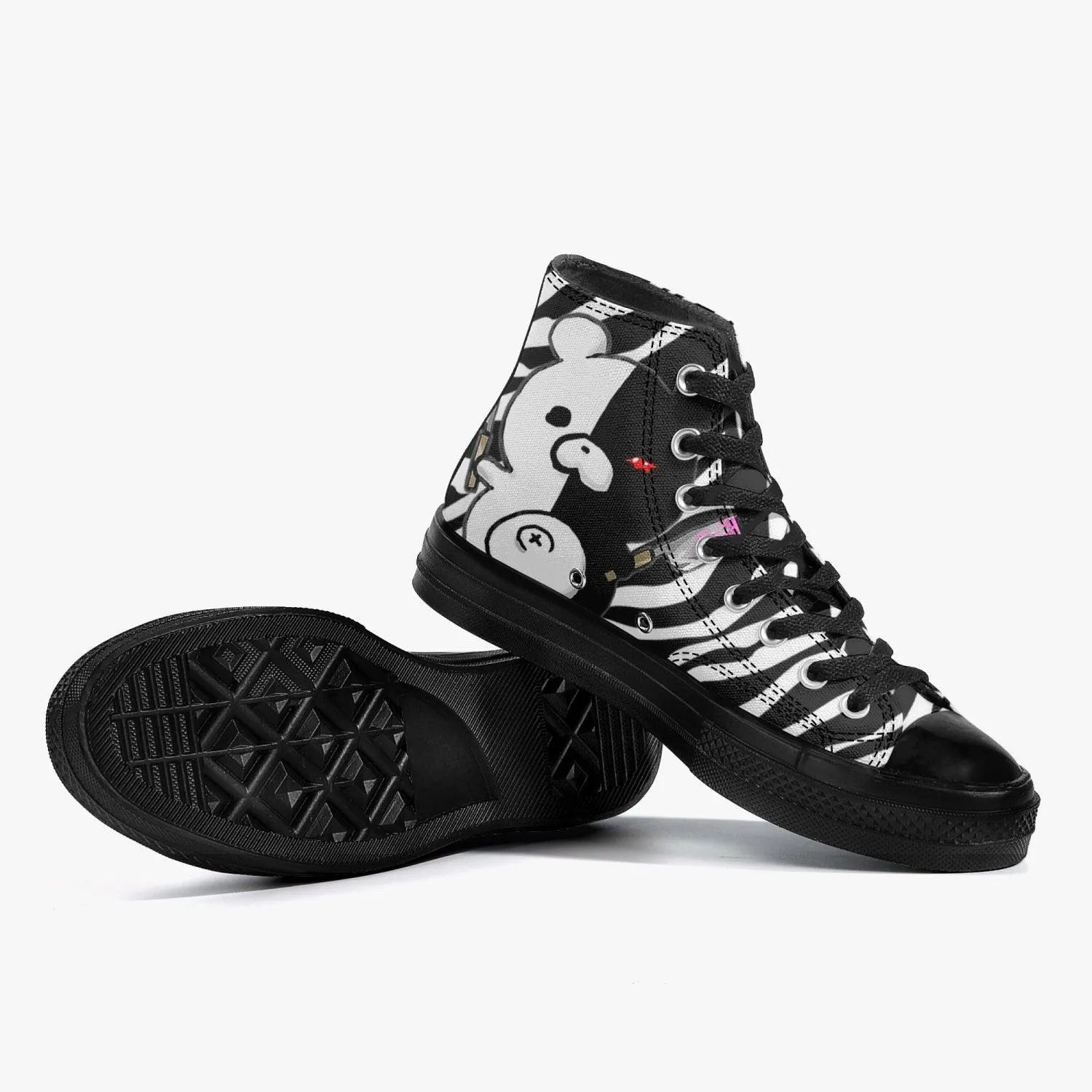 Danganronpa Monokuma A-Star High Anime Shoes