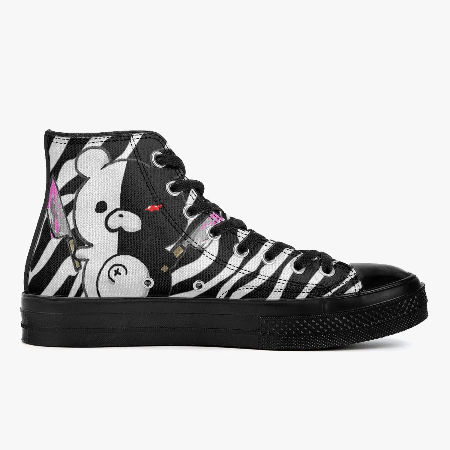 Danganronpa Monokuma A-Star High Anime Shoes