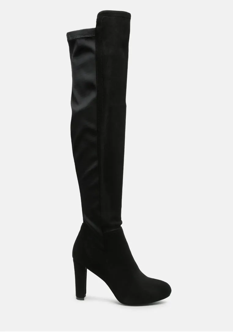 fauna knee high block heeled boots