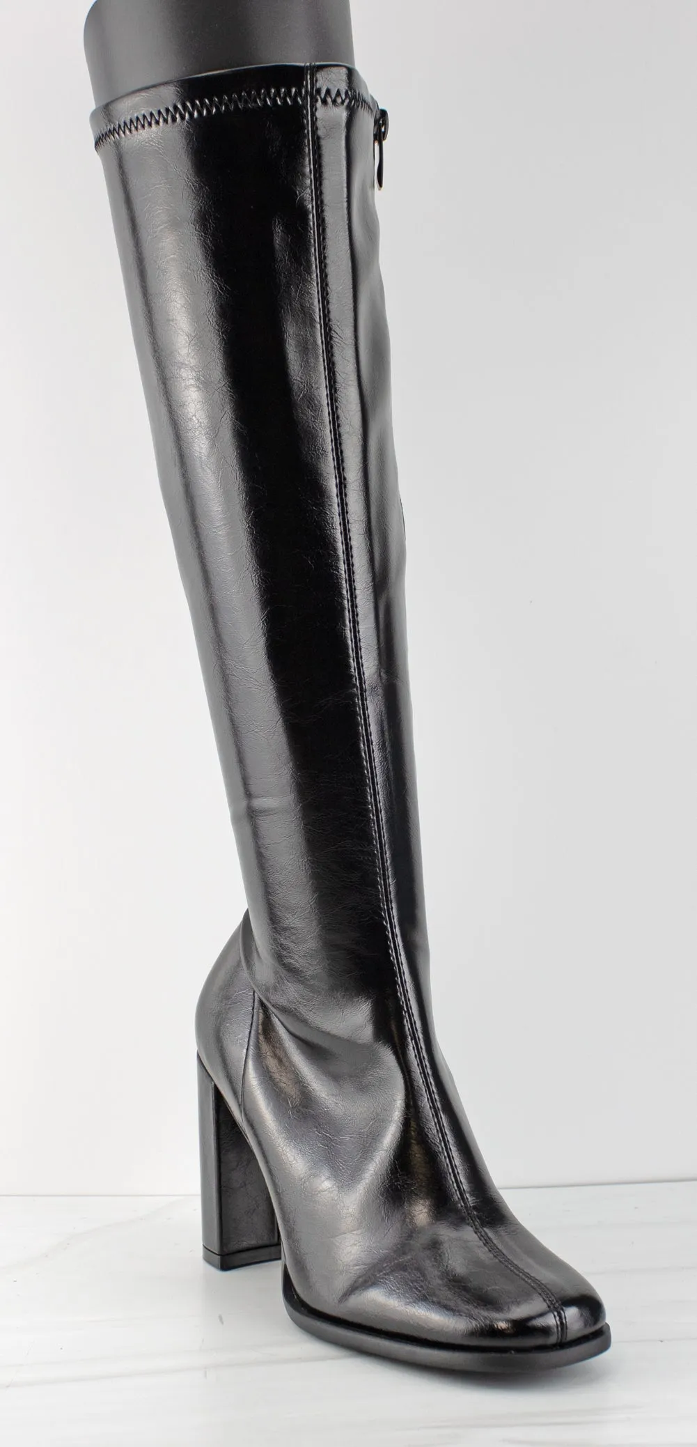 Ivy 80 Women's Tall Faux Leather Knee High Boots