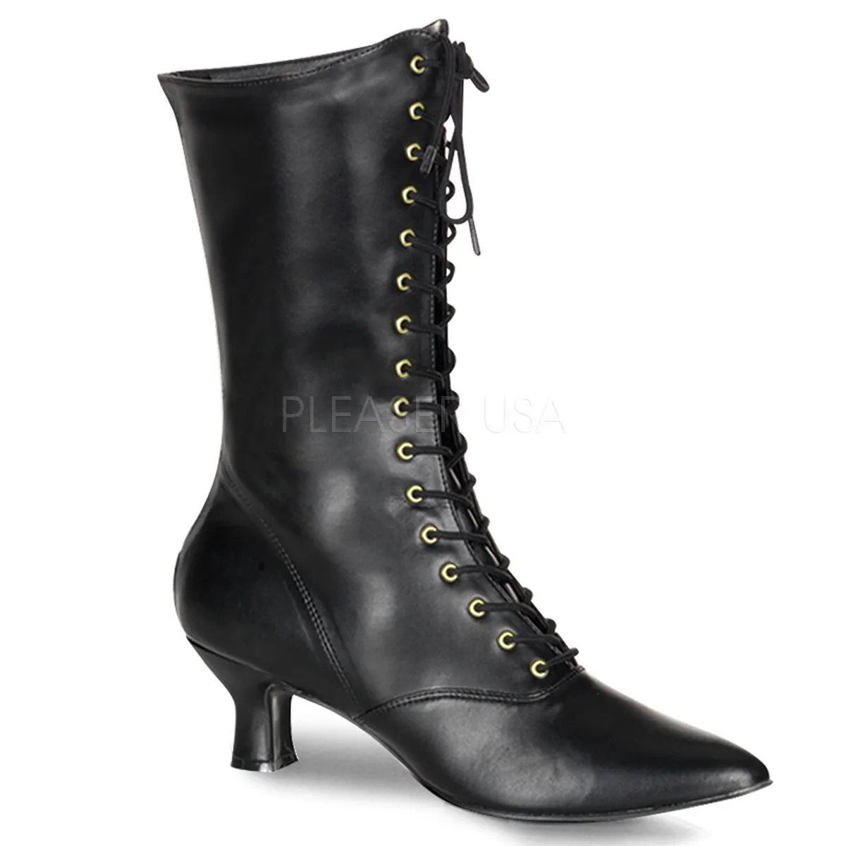 Lace-Up Ankle Boots with 2.75-inch Heels 3-colors VICTORIAN-120