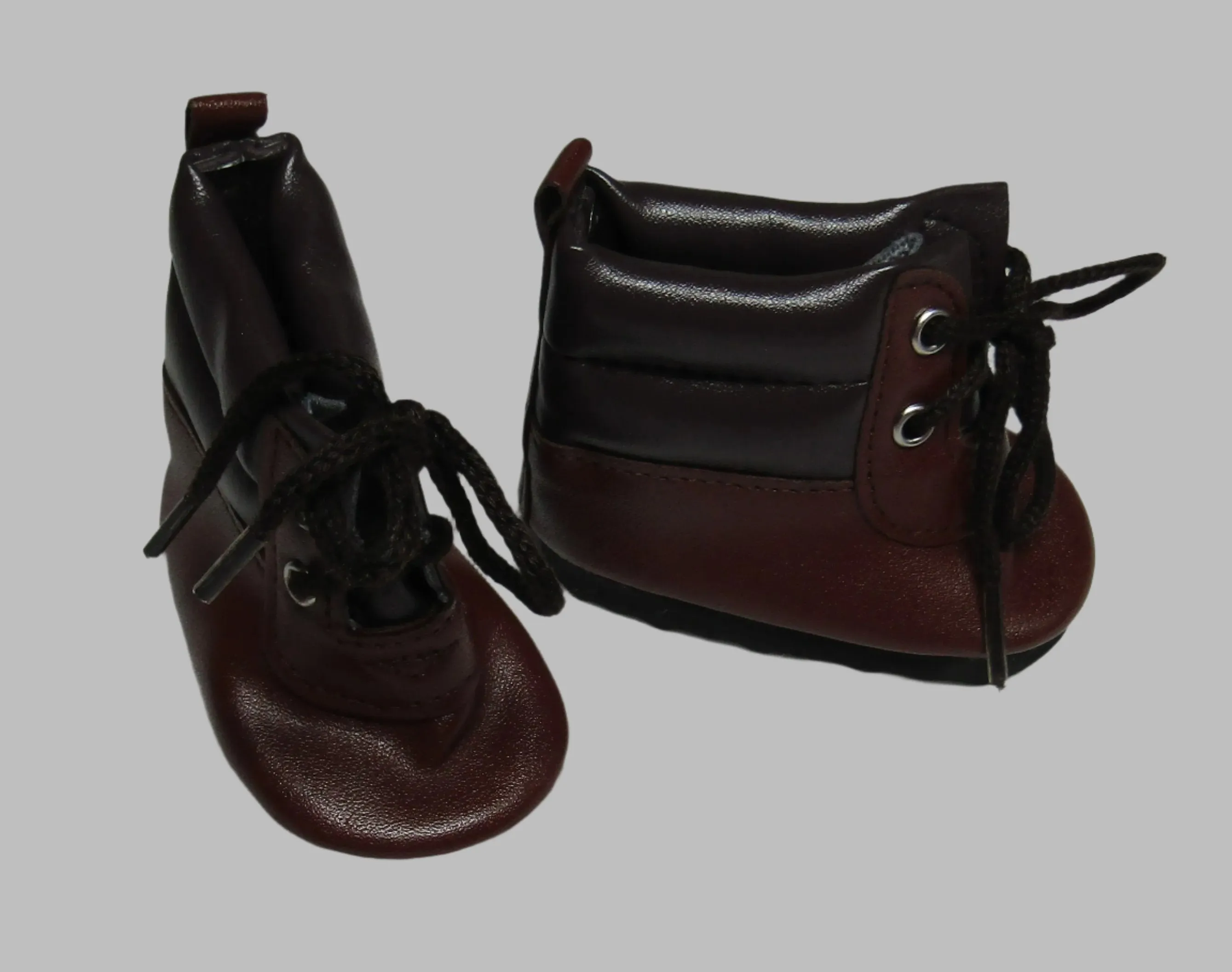 Lace-up High-Top Boots 18 inch Doll: Brown