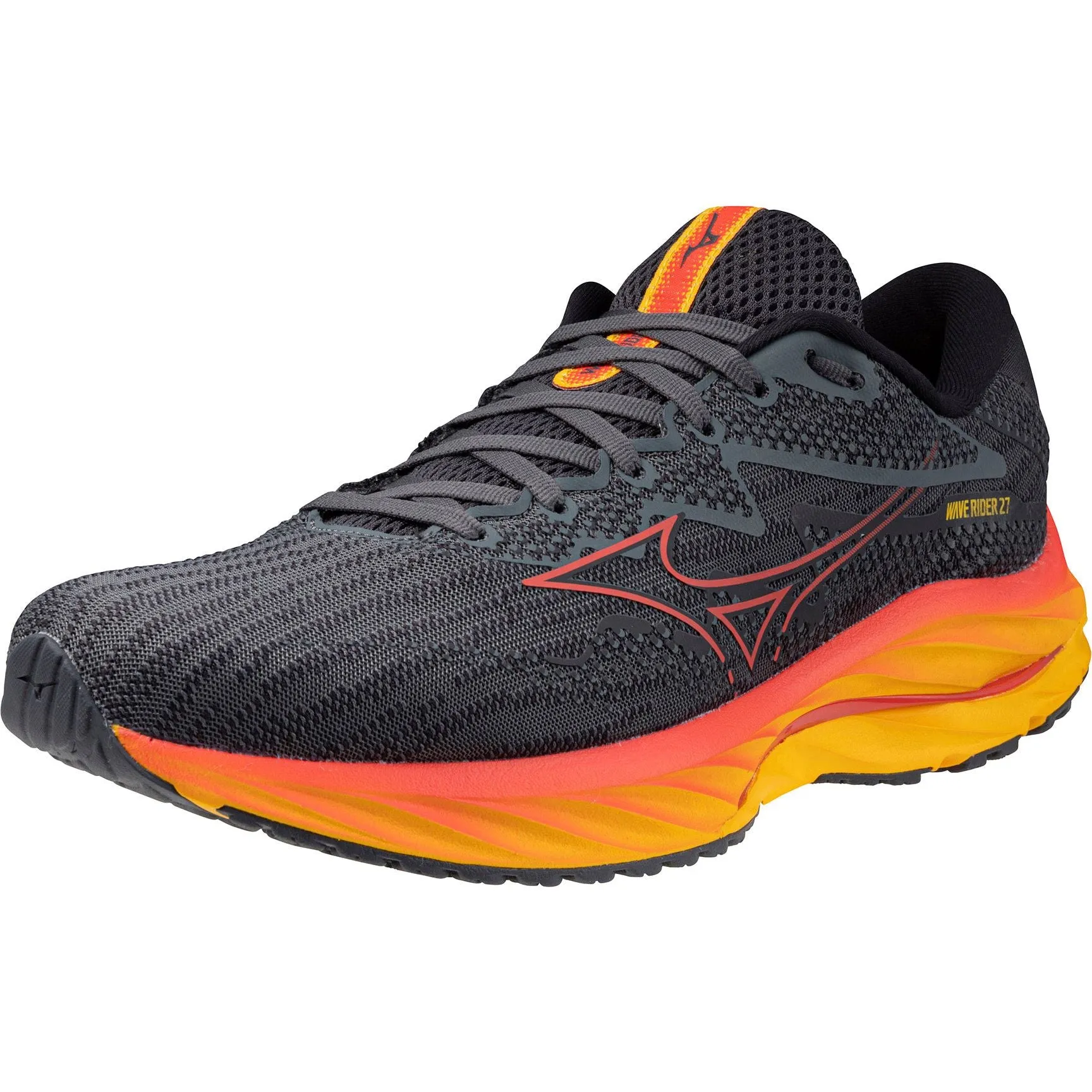 Mizuno Wave Rider 27 Mens Running Shoes - Grey