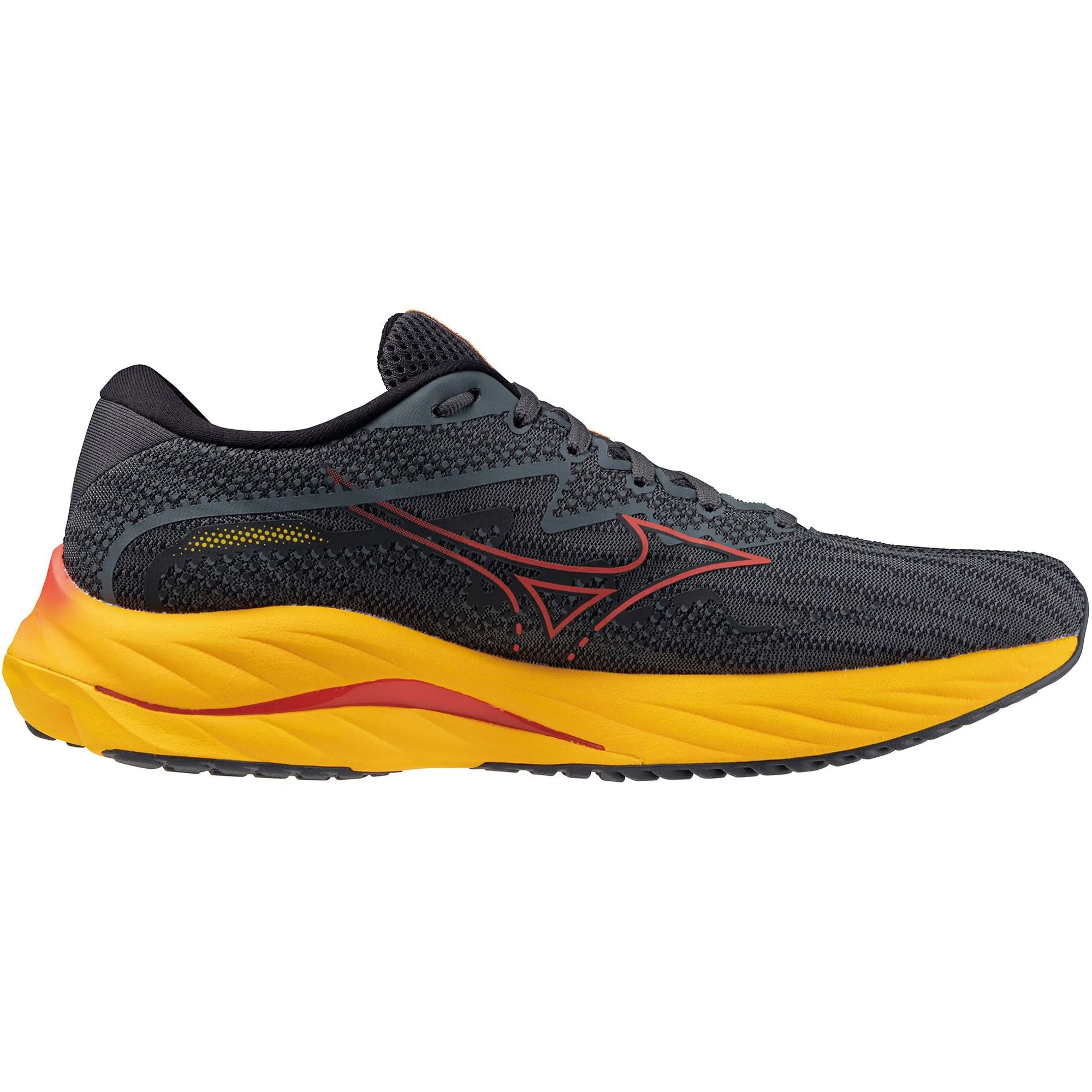 Mizuno Wave Rider 27 Mens Running Shoes - Grey