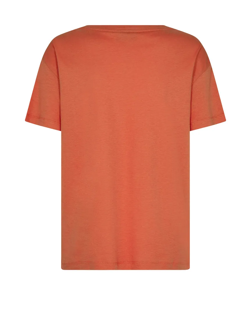 MOS MOSH | Vicci O-SS Tee Burnt Ochre