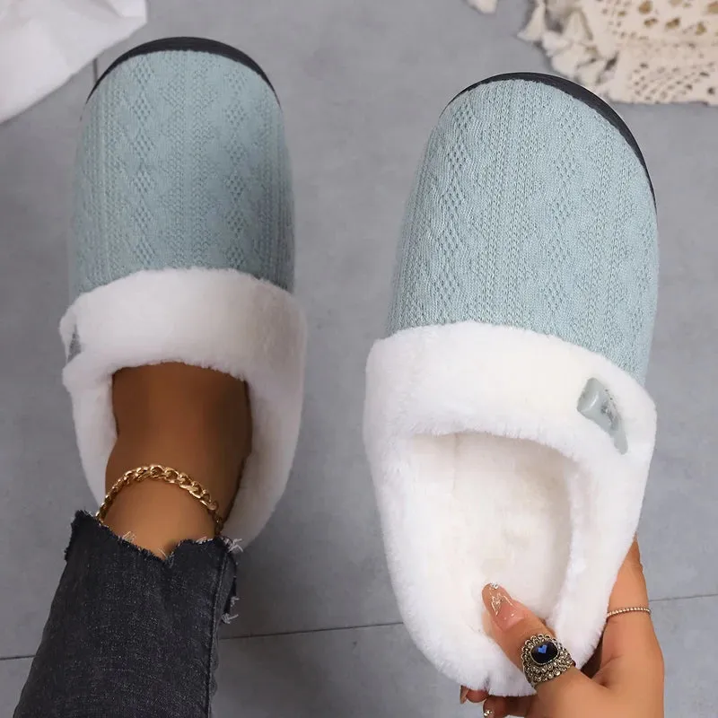 PlushChic Slippers : Cozy Elegance