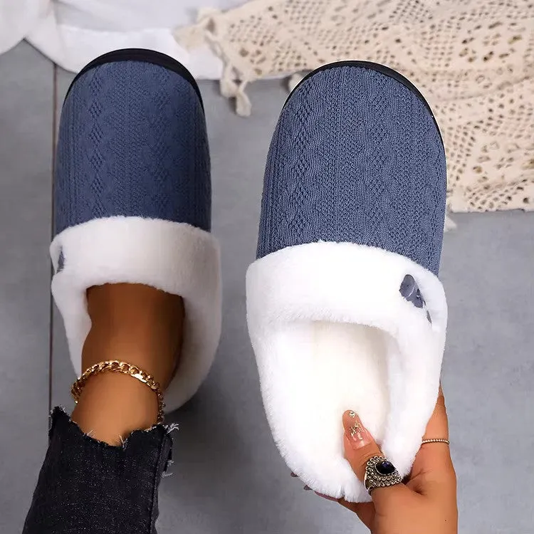 PlushChic Slippers : Cozy Elegance