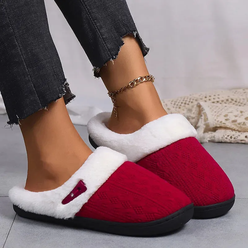 PlushChic Slippers : Cozy Elegance