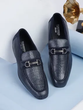 Teakwood Leather Men's Blue Casual Loafers
